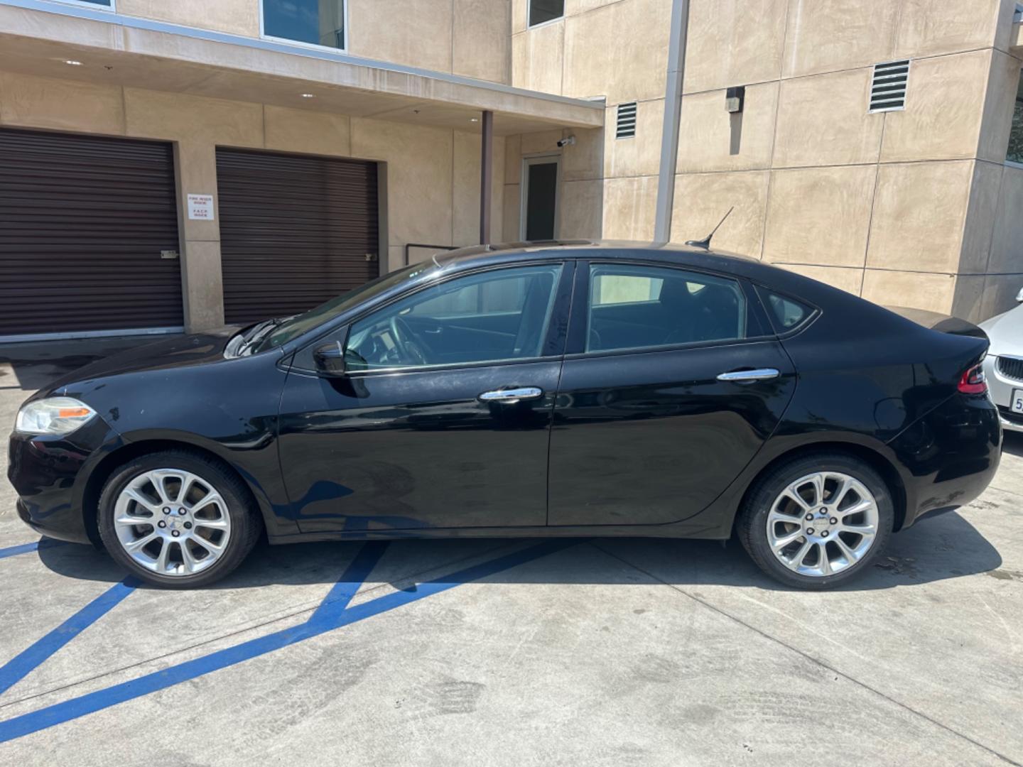 2013 Black Metallic /BLACK Dodge Dart LIMITED (1C3CDFCH4DD) with an 1.4L L4 DOHC 16V TURBO engine, 5-Speed Automatic transmission, located at 30 S. Berkeley Avenue, Pasadena, CA, 91107, (626) 248-7567, 34.145447, -118.109398 - Drive Easy with the 2013 Dodge Dart Limited: Affordable Luxury for Pasadena, Altadena, and Glendale Drivers Are you on the hunt for a reliable, stylish, and budget-friendly ride in Pasadena, Altadena, or Glendale, CA? Look no further than the 2013 Dodge Dart Limited, a sleek and sophisticated sed - Photo#2